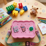 Bisco-Pop DIY Silicone Kids Purse – Light Pink