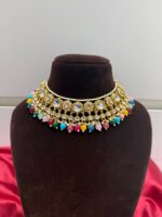 Manya Kundan Choker Set – Multi - Image 2