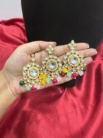 Manya Kundan Choker Set – Multi - Image 3