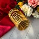 Swirl Oxidised Kada – Golden